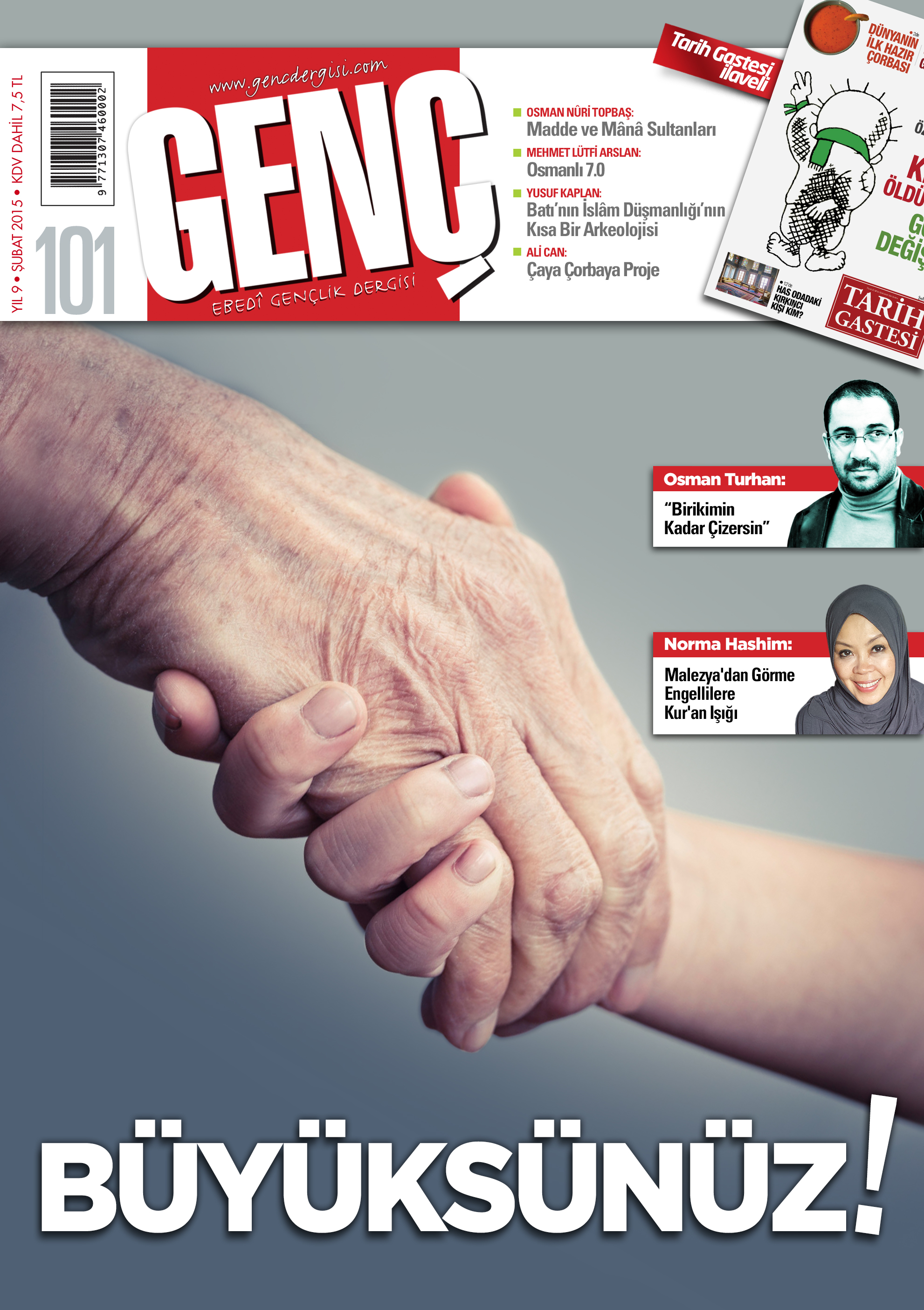 Genç Dergi 101. sayı kapağı — Şubat 2015