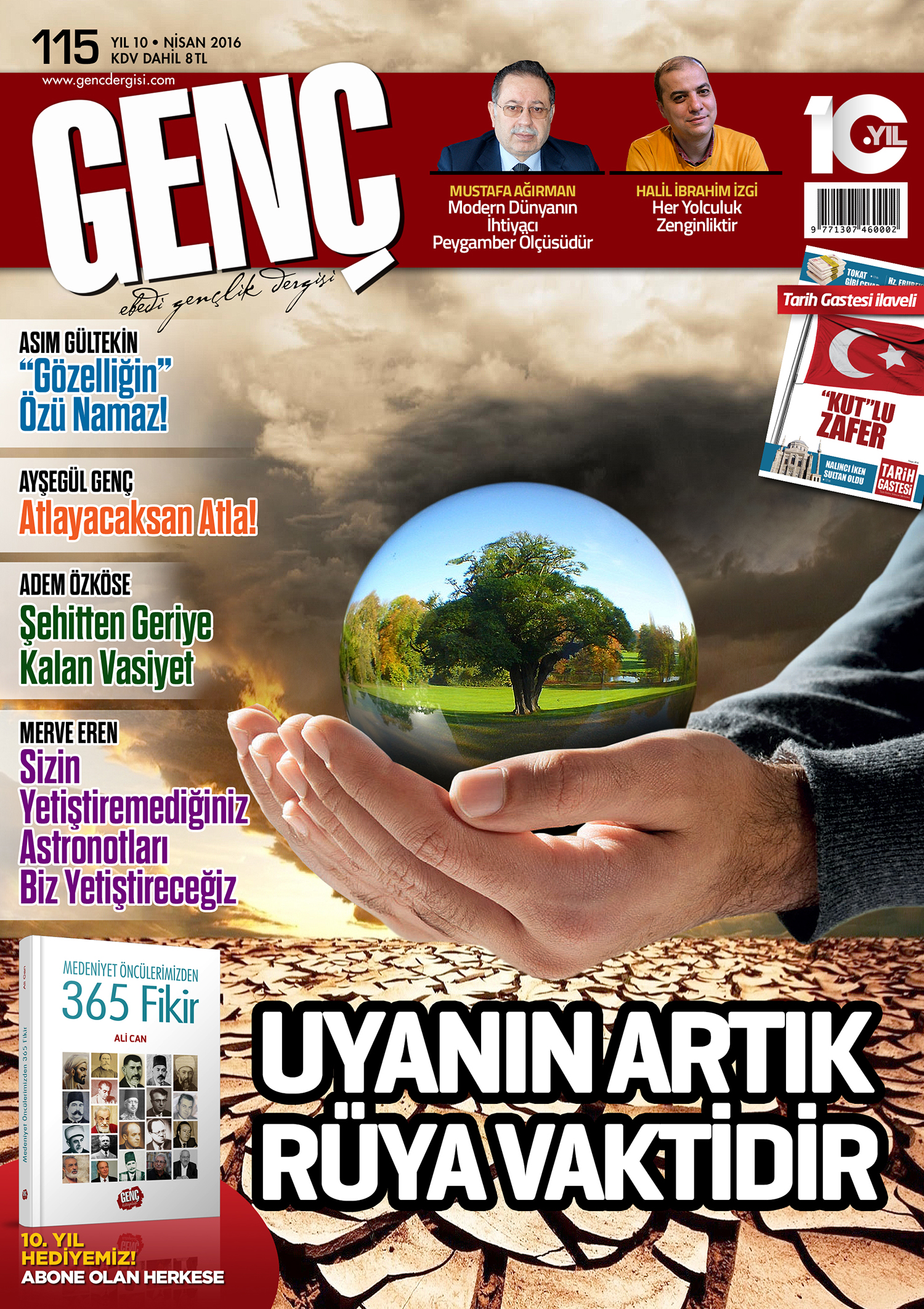 Genç Dergi 115. sayı kapağı — Nisan 2016