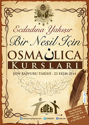 Osmanlıca Oğreniyoruz, Kitap Çeviriyoruz!