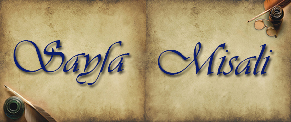 Sayfa Misali