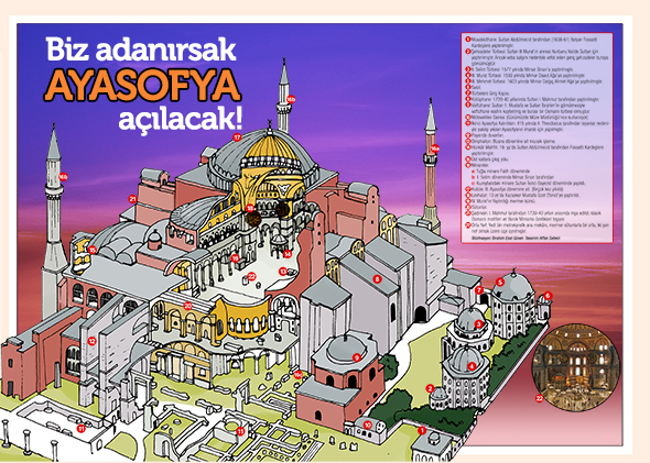 Biz Adanırsak Ayasofya Açılacak!
