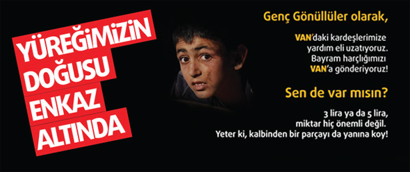 Genç Gönüllüler Van İçin Tek Yürek Oldu!