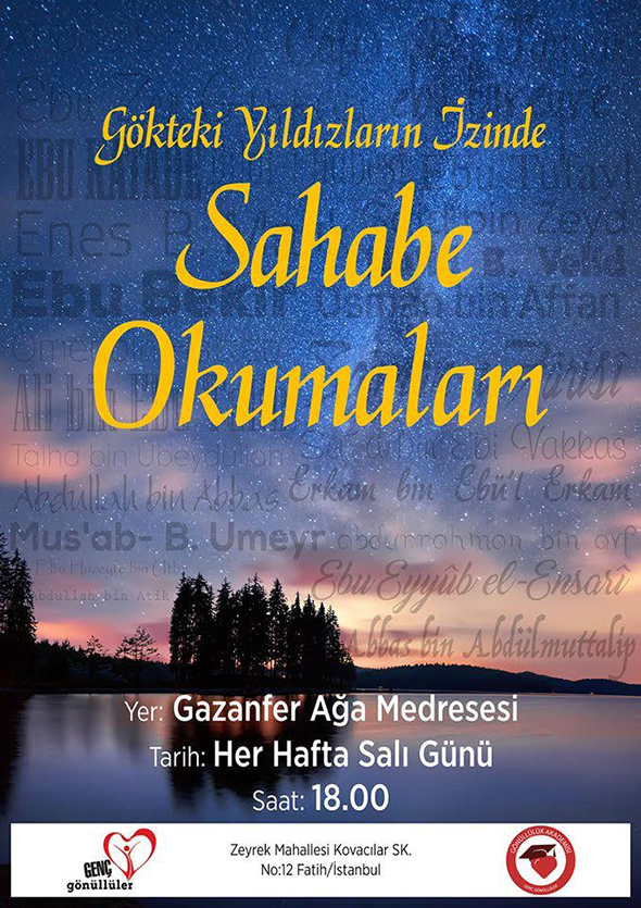 Sahabe Okumaları Başladı!