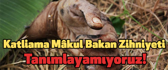 Katliama Mâkul Bakan Zihniyeti Tanımlayamıyoruz!