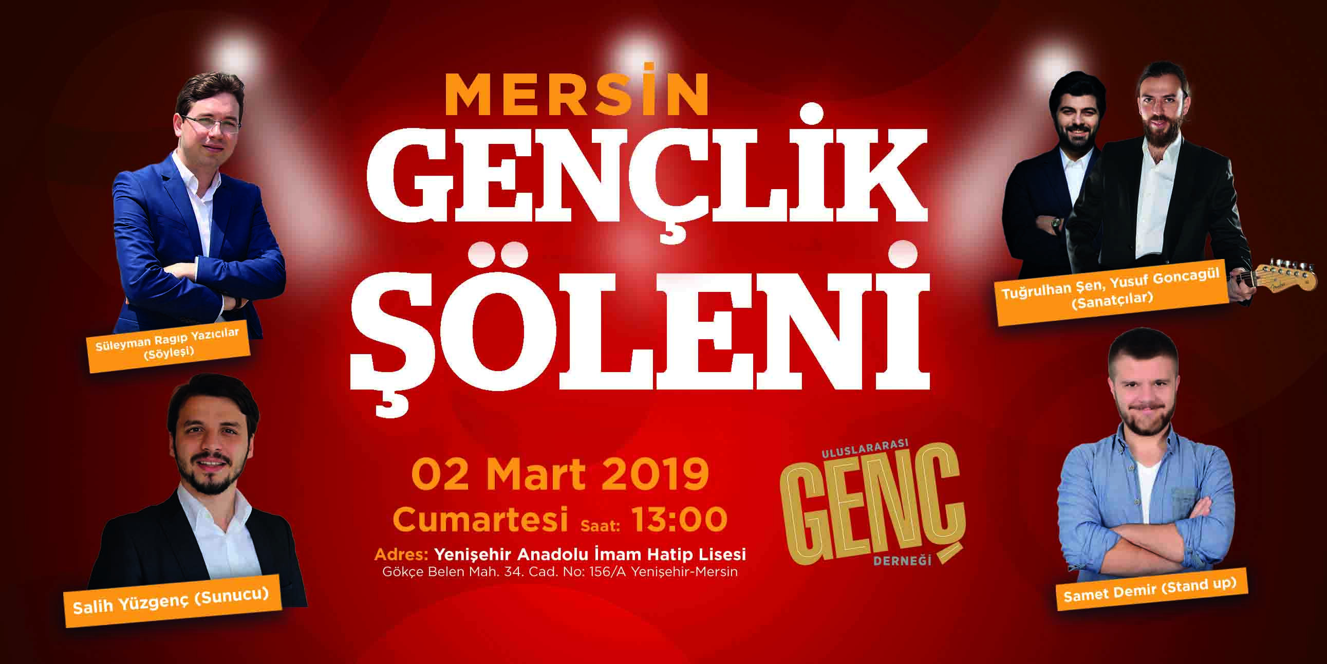 Mersin Gençlik Şöleni`ne Davetlisiniz!