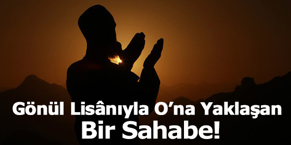 Gönül Lisânıyla O`na Yaklaşan Bir Sahabe!