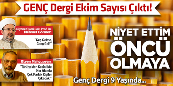 GENÇ Dergi 9 Yaşında!