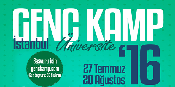 Üniversiteliler GENÇ Yaz Kampına!