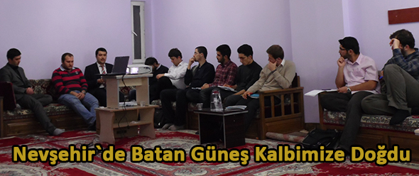 Nevşehir`de Batan Güneş Kalbimize Doğdu