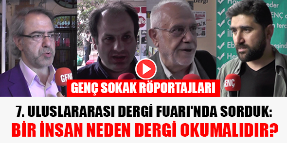 Genç Sokak Röportajları - Sizce Bir İnsan Neden Dergi Okumalıdır? (Video)