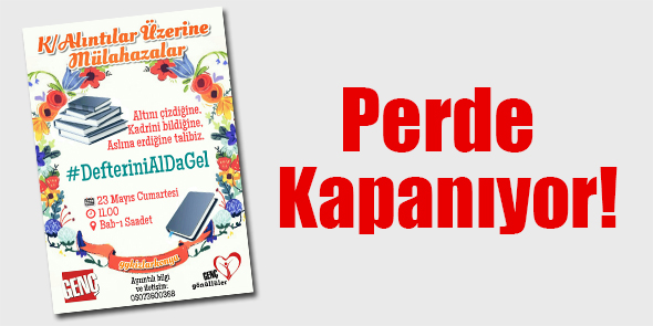 Perde Kapanıyor!