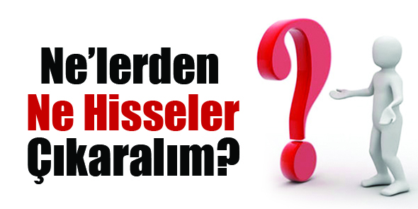 Ne`lerden Ne Hisseler Çıkaralım?