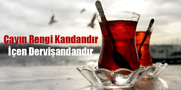 Çayın Rengi Kandandır İçen Dervişandandır