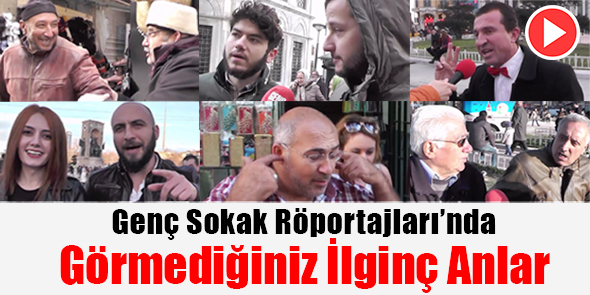 Genç Sokak Röportajları`nda Görmediğiniz İlginç Anlar (Video)