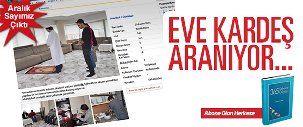 Aralık Sayımız Çıktı: Eve Kardeş Aranıyor!
