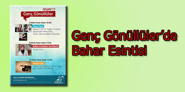 Genç Gönüllüler`de Bahar Esintisi